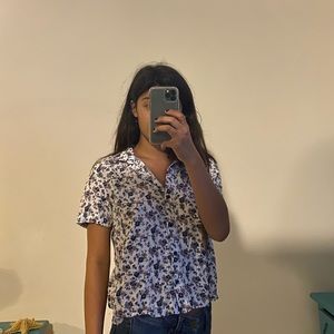 Vans Button Up Floral Shirt